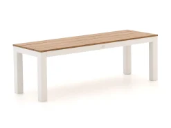 Bellagio Fidenza 160cm dining tuinset met bank 4-delig stapelbaar