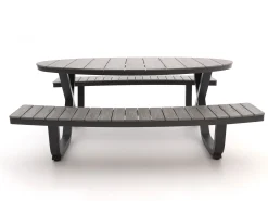 Bellagio Fidenza picknicktafel 216x200x75cm