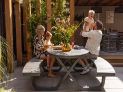 Bellagio Fidenza picknicktafel 216x200x75cm
