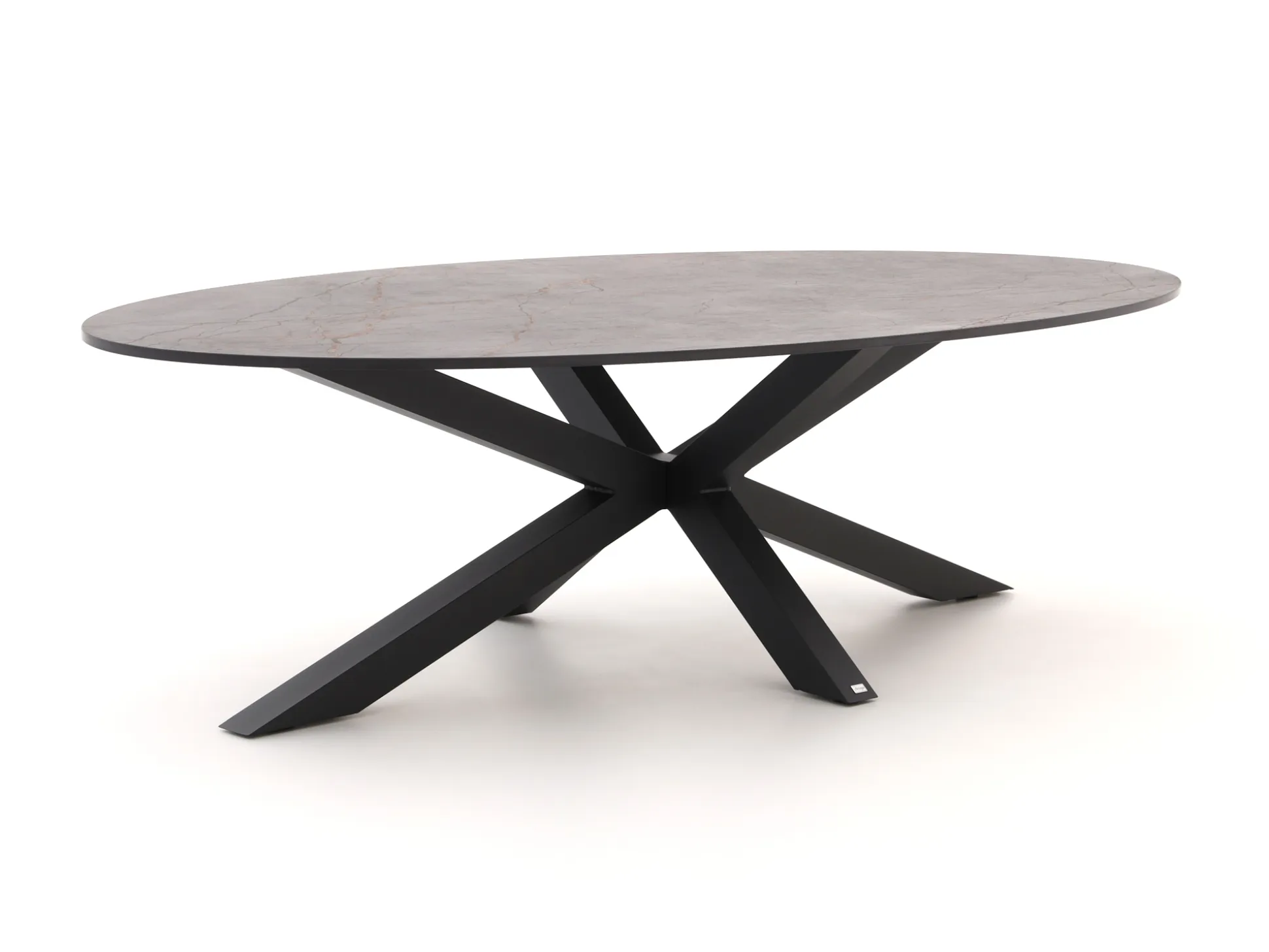 Bellagio Induno Ellips dining tuintafel 280x130cm