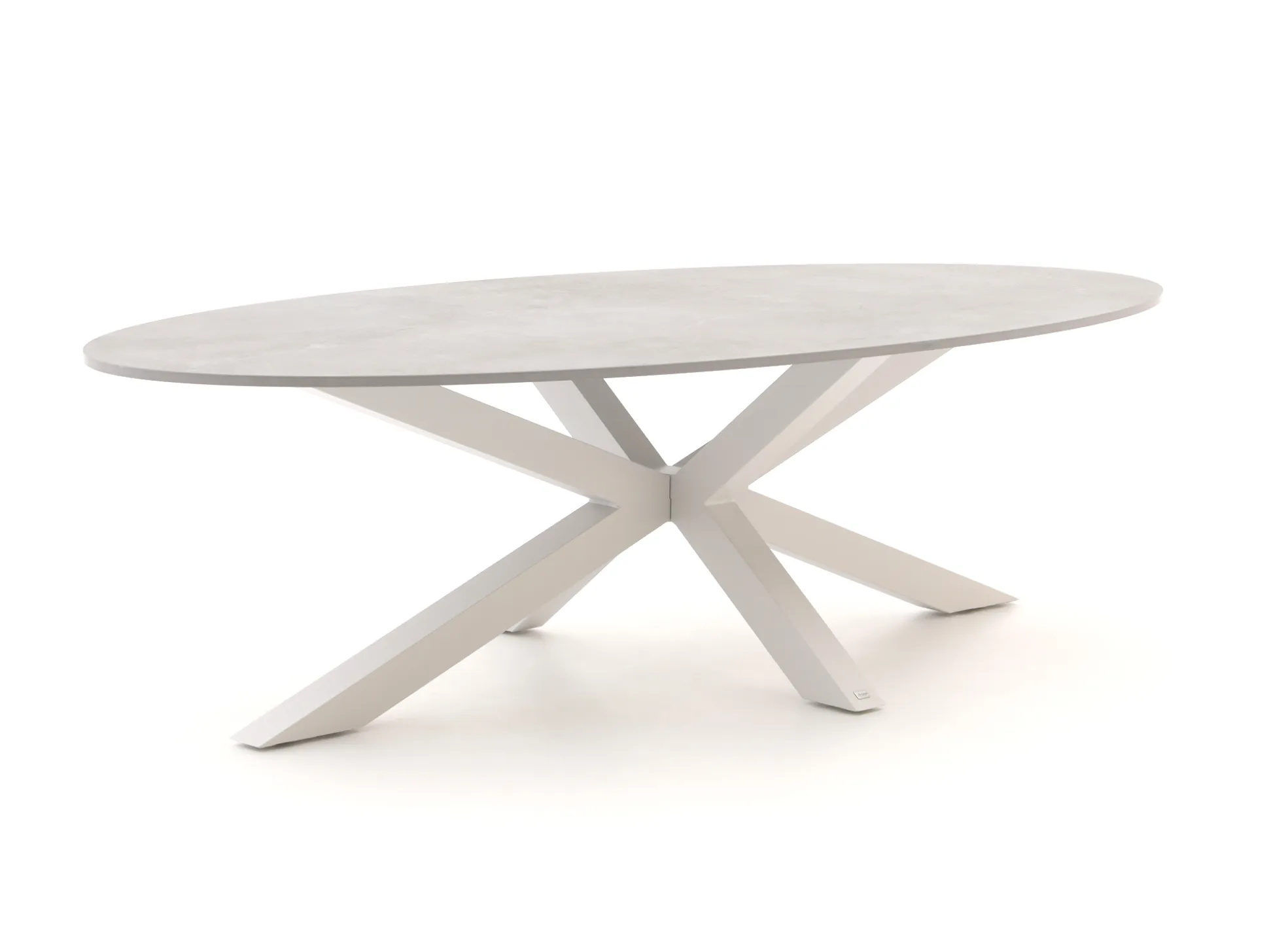 Bellagio Induno Ellips dining tuintafel 280x130cm