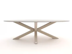 Bellagio Induno Ellips dining tuintafel 200x110cm