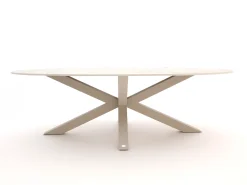 Bellagio Induno Ellips dining tuintafel 280x130cm