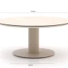 Bellagio La Fonte low dining tuintafel ø 150cm