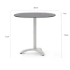 Bellagio Lisio tuintafel ø80cm (h:73cm)