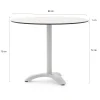 Bellagio Lisio tuintafel ø80cm (h:73cm)