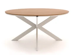 Bellagio Lugo/Fidenza ø149cm dining tuinset 6-delig verstelbaar