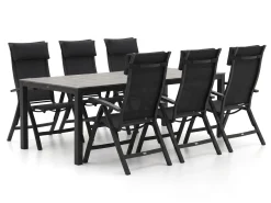 Bellagio Lugo/Fidenza 220cm dining tuinset 7-delig verstelbaar