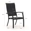 Bellagio Lugo/Fidenza 220cm dining tuinset 7-delig stapelbaar