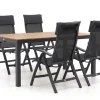 Bellagio Lugo/Fidenza 160cm dining tuinset 5-delig