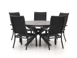 Bellagio Lugo/Fidenza ø 149cm dining tuinset 6-delig stapelbaar