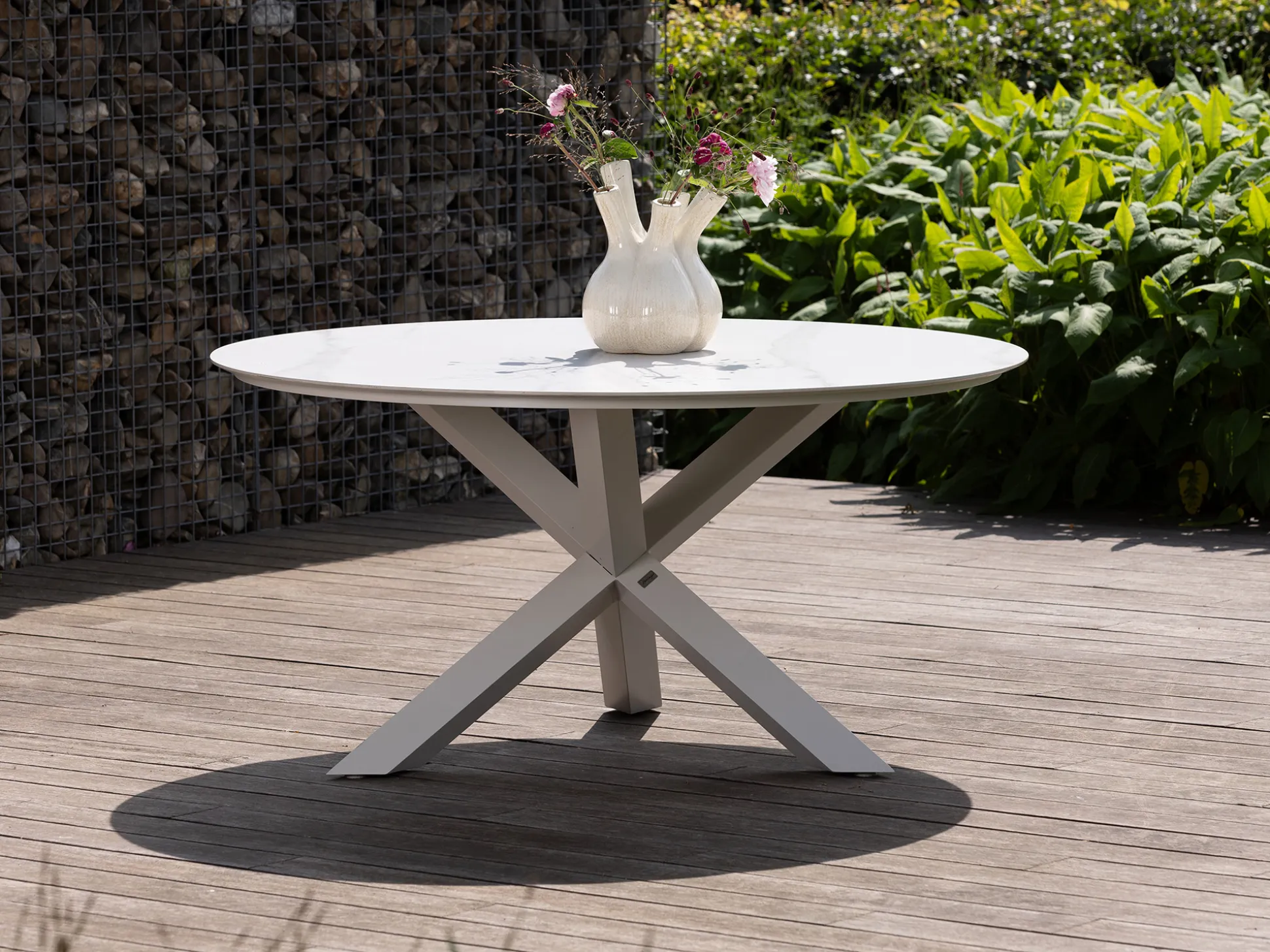 Bellagio Lugo/Lodola ø 150cm dining tuinset 6-delig verstelbaar