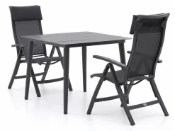 Bellagio Lugo/Sora 90cm dining tuinset 3-delig
