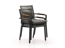 Bellagio Marudo/Lodola ø 150cm dining tuinset 6-delig stapelbaar