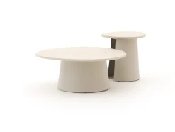 Bellagio Mineo/Cosidune hoek loungeset met vuurtafels 6-delig