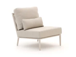 Bellagio Mineo/Cosidune hoek loungeset met vuurtafels 6-delig