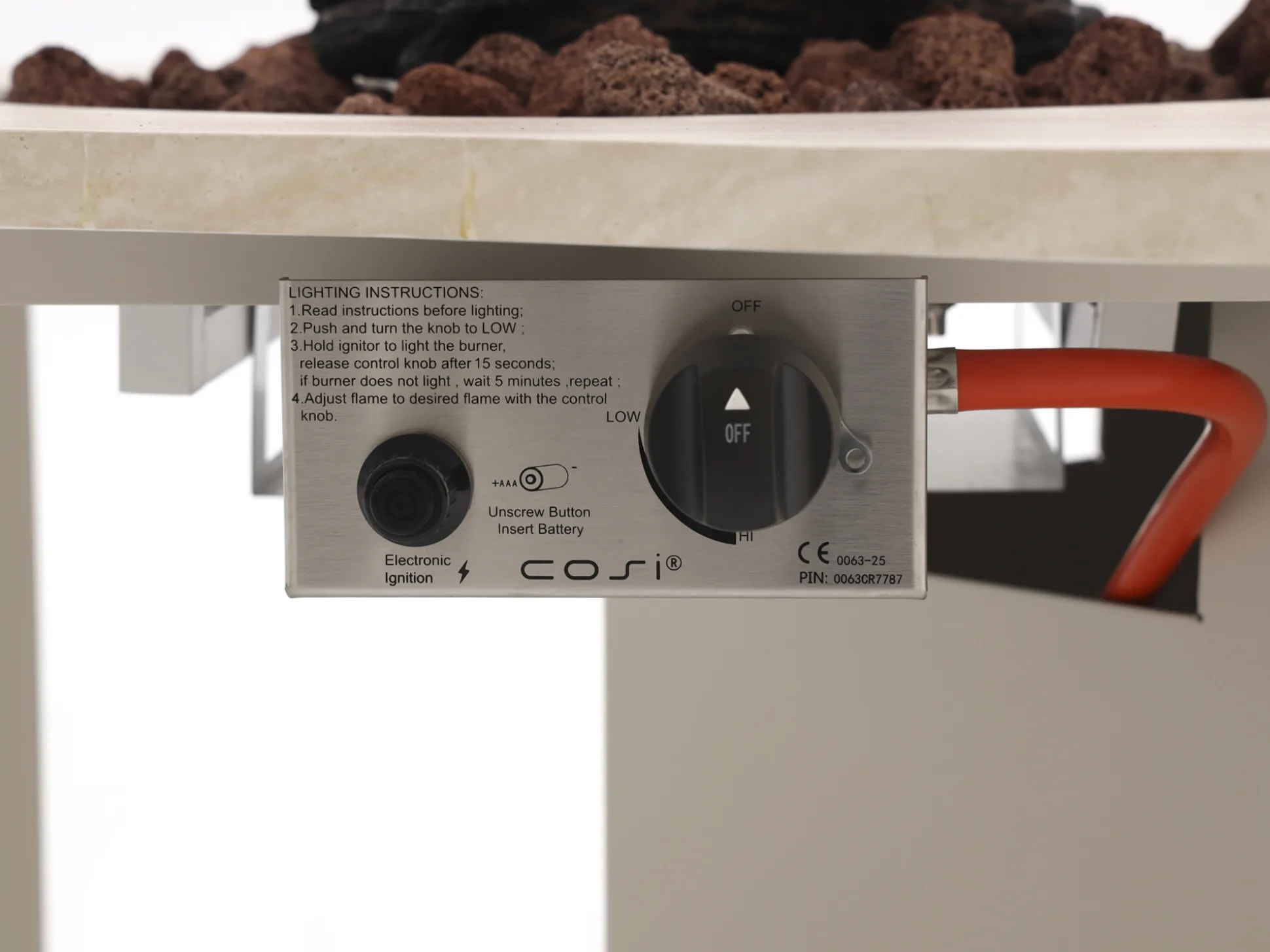 Bellagio Mineo/Cosiloft Novi hoek loungeset met vuurtafel 5-delig
