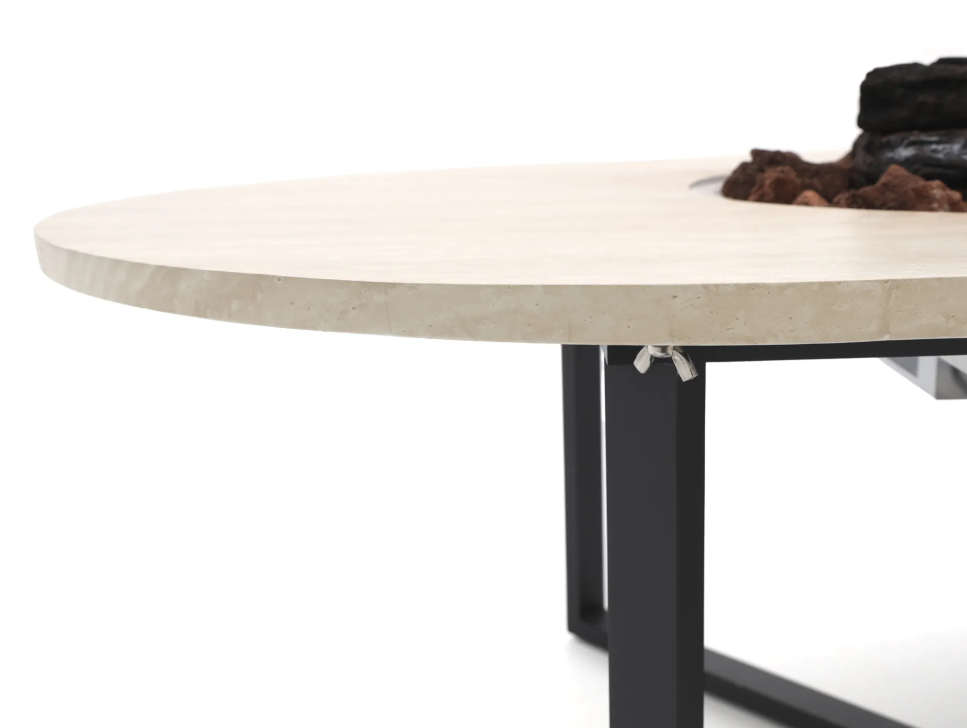 Bellagio Mineo/Cosiloft Novi hoek loungeset met vuurtafel 5-delig