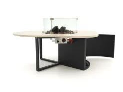 Bellagio Mineo/Cosiloft Novi hoek loungeset met vuurtafel 5-delig