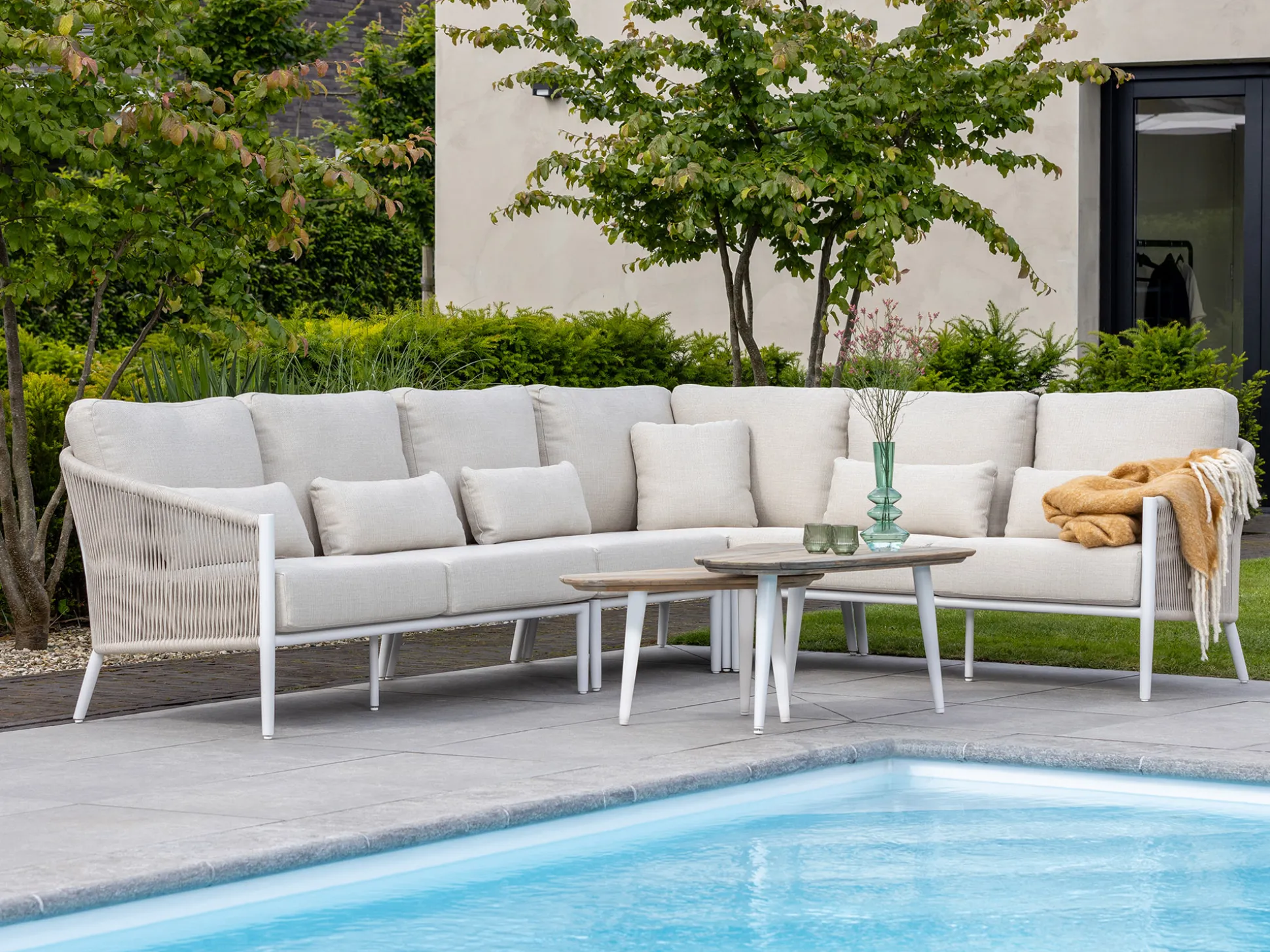 Bellagio Mineo hoek loungeset 4-delig