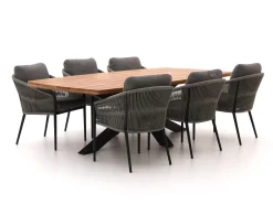 Bellagio Mineo/Induno Deens Ovaal 240cm dining tuinset 7-delig