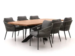 Bellagio Mineo/Induno Deens Ovaal 240cm dining tuinset 7-delig