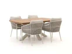 Bellagio Mineo/Induno deens Ovaal 180cm dining tuinset 5-delig