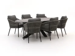 Bellagio Mineo/Induno Ellips 240cm dining tuinset 7-delig