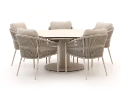 Bellagio Mineo/La Fonte ø 150cm dining tuinset 6-delig