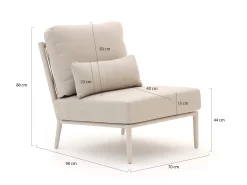 Bellagio Mineo lounge tussenmodule 70cm