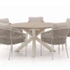 Bellagio Mineo/ROUGH-Y ø 150cm dining tuinset 6-delig