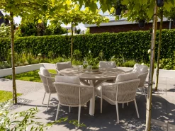 Bellagio Mineo/ROUGH-Y ø 150cm dining tuinset 6-delig