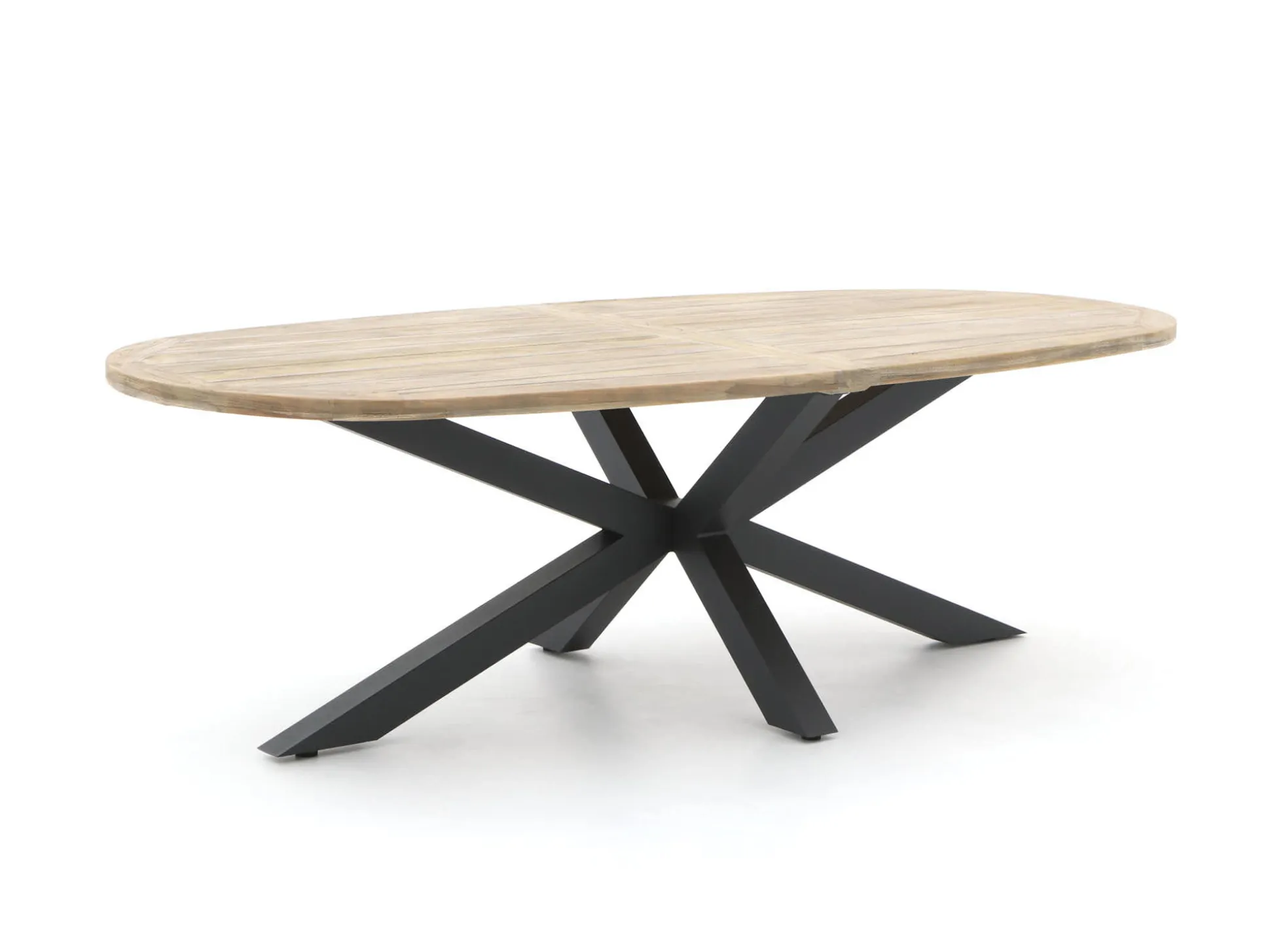Bellagio Mineo/ROUGH-Y Ellips 200cm dining tuinset 5-delig