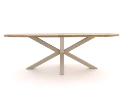 Bellagio Mineo/ROUGH-Y Ellips 240cm high dining tuinset 7-delig