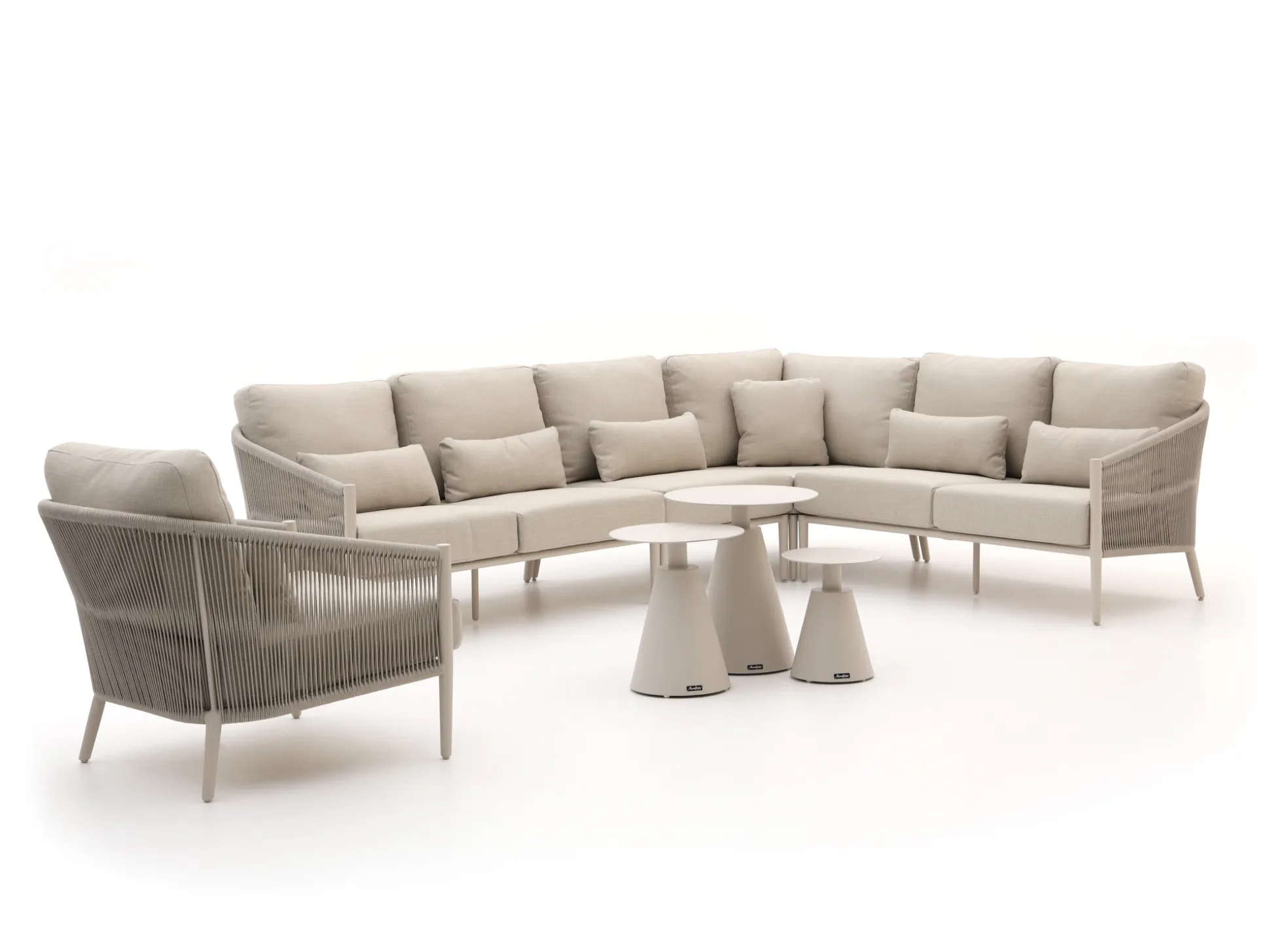 Bellagio Mineo/Tusa hoek loungeset 8-delig rechts