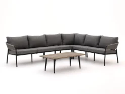 Bellagio Nova Siri/ROUGH-K hoek loungeset 5-delig