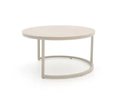 Bellagio Oriago lounge tuintafelset ø85cm(h:45cm)/ø78cm (h:36cm)