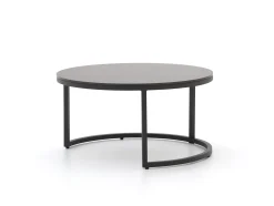 Bellagio Oriago lounge tuintafelset ø85cm(h:45cm)/ø78cm (h:36cm)