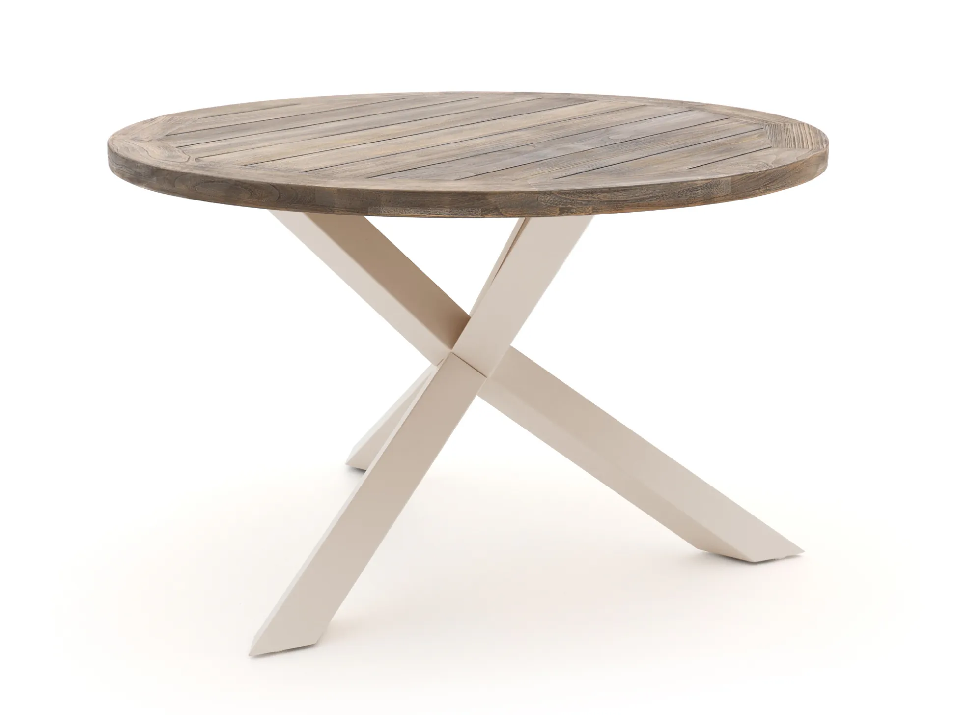 Bellagio Panaro/ROUGH-Y ø120cm dining tuinset 5-delig stapelbaar