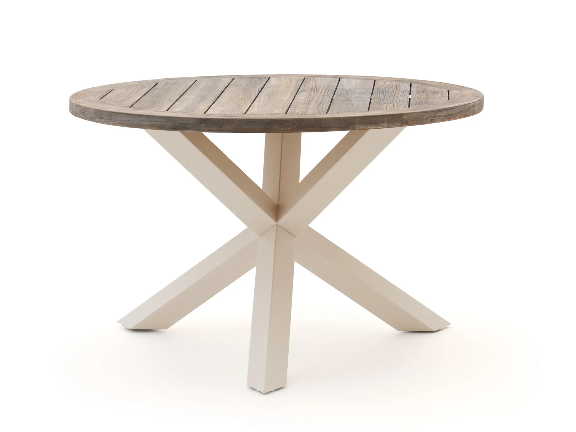 Bellagio Panaro/ROUGH-Y ø120cm dining tuinset 5-delig stapelbaar