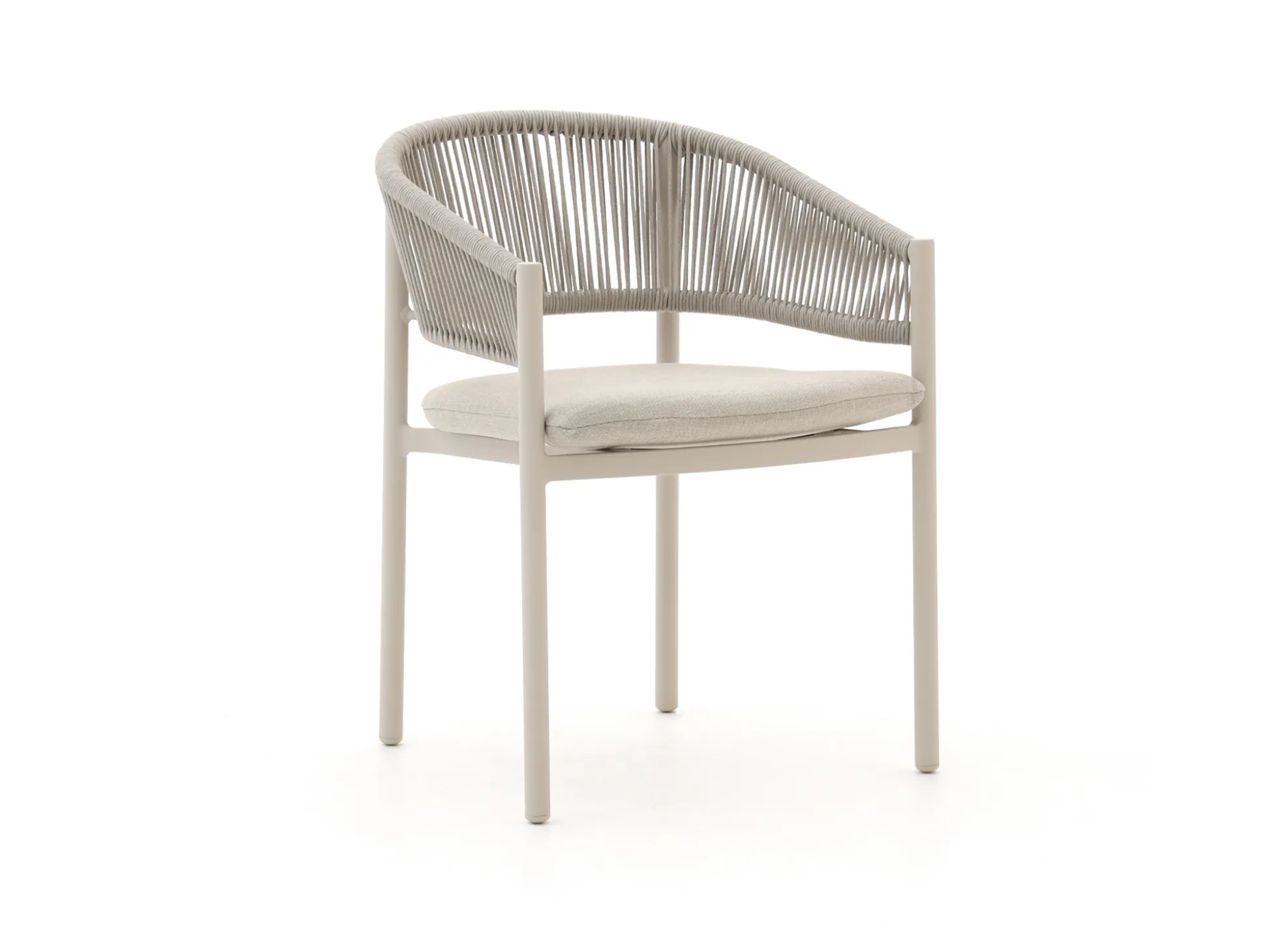 Bellagio Panaro/ROUGH-Y ø120cm dining tuinset 5-delig stapelbaar