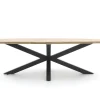 Bellagio Panaro/ROUGH-Y Ellips 240cm dining tuinset 7-delig stapelbaar