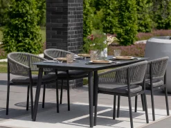 Bellagio Panaro/Sora 160cm dining tuinset 5-delig stapelbaar