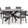 Bellagio Rumo/Fidenza ovaal 220cm dining tuinset 7-delig stapelbaar