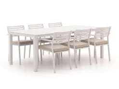 Bellagio Rumo/Menzano 220cm dining tuinset 7-delig stapelbaar