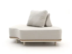 Bellagio San Lupo/Cosidune hoek loungeset met vuurtafels 5-delig