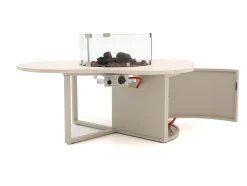 Bellagio San Lupo/Cosiloft Novi hoek loungeset met vuurtafel 4-delig