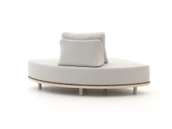 Bellagio San Lupo/Cosiloft Novi hoek loungeset met vuurtafel 4-delig