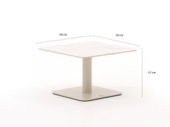 Bellagio San Lupo lounge tuintafel 59x59x37cm