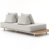 Bellagio San Lupo lounge tuinbank 2-zits links/rechts 253cm